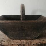 Wooden basket with old harvest from Bordeaux