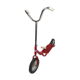 Former red pedal trotinette, 60-70s