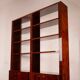 Parchment bookcase by Aldo Tura for Tura Milano 1960