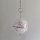 Spherical suspension in cut glass, Belgium 1960-1970