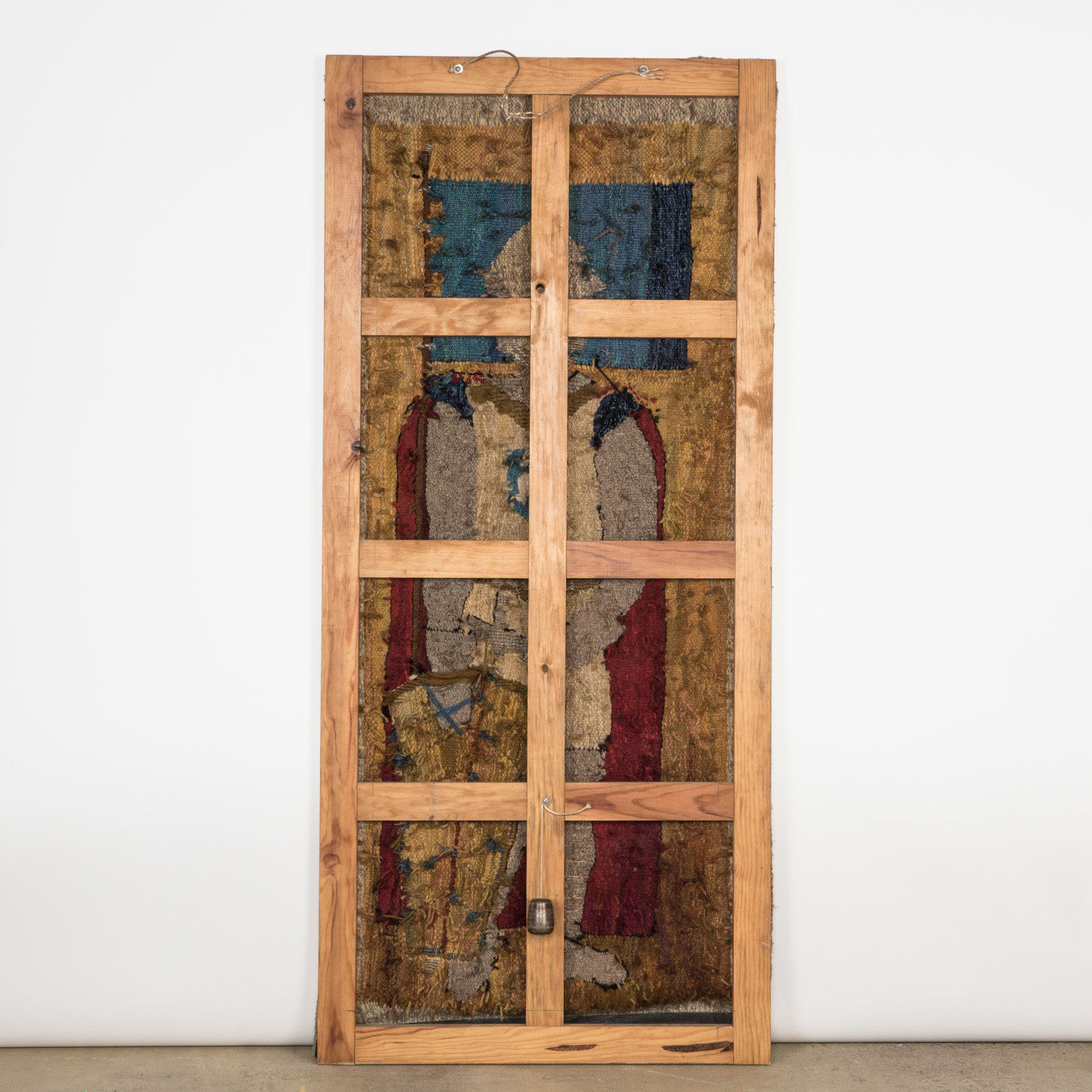Mid-century norman knight wool wall hanging