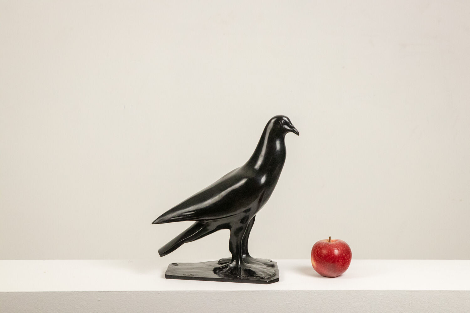 François Pompon, pigeon, bronze sculpture. Edition of 2006.