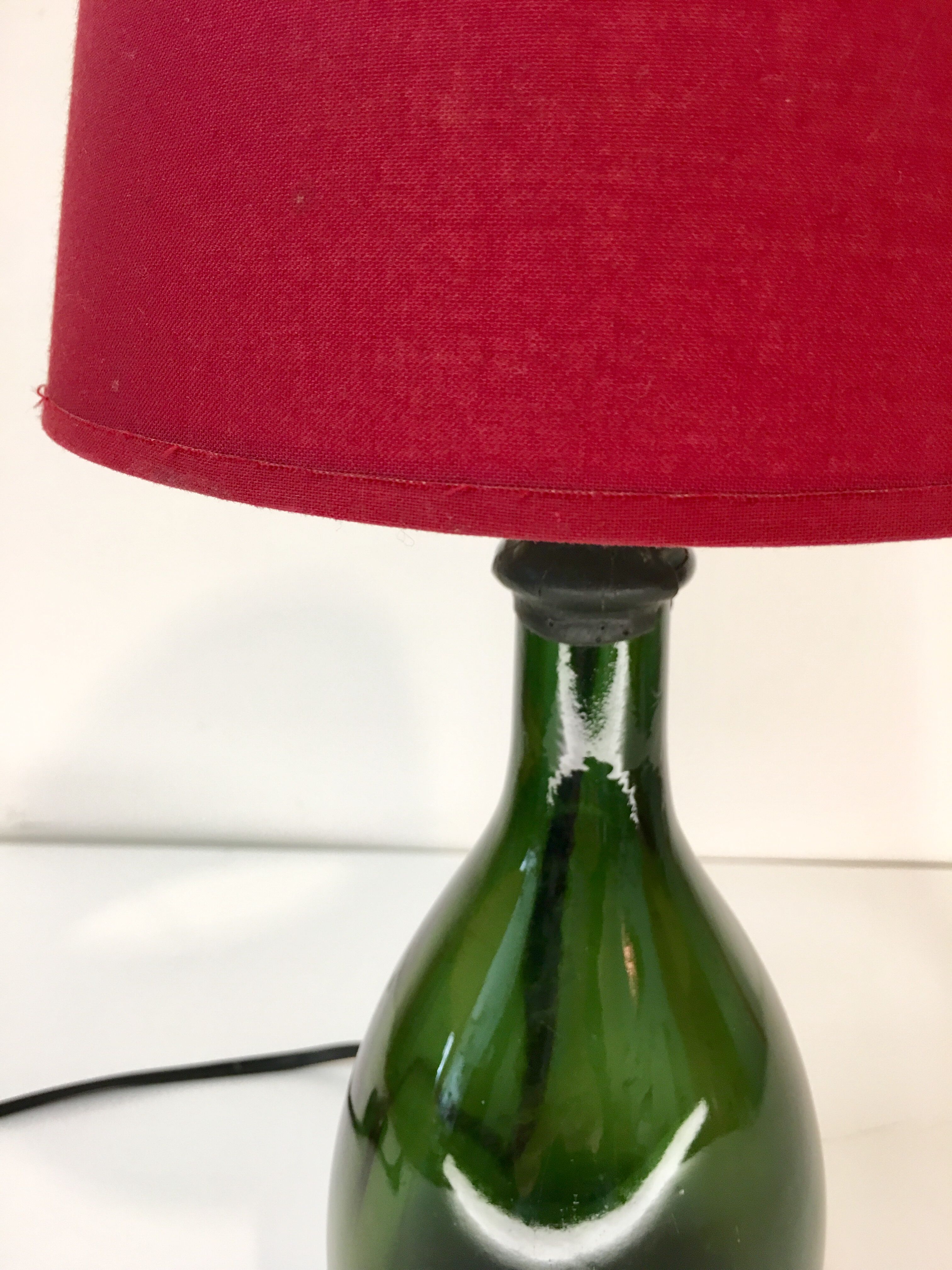 Lampe verre soufflé vintage