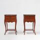 Exquisite pair of Louis XVI bedside tables, Belgium ca. 1950