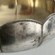Antique glass and silver-plated metal dish