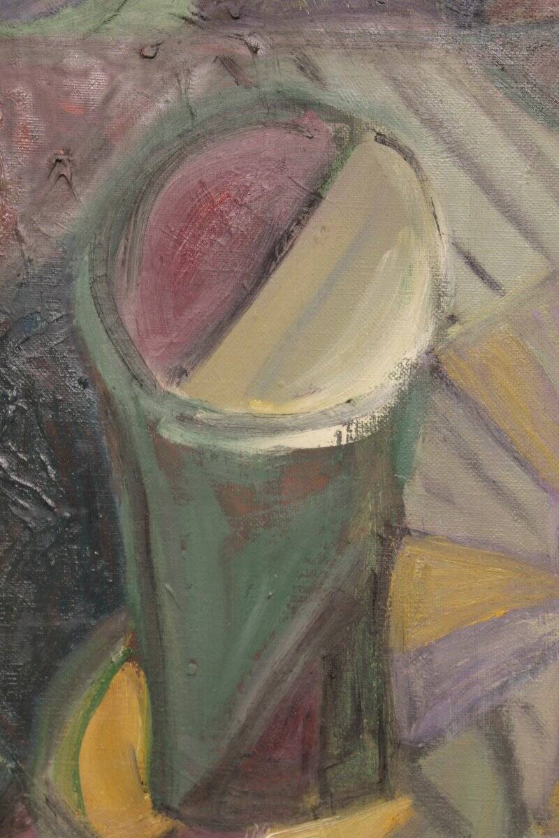 Cubist Still Life with Flowers - Elisabeth Ronget