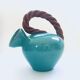 Art Studio Pottery Low Rope Decanter by Alexandre De Wemmel, Belgium, 1950s
