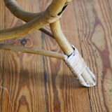 Nice rattan coffee table, vintage