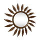 Vintage metal sun mirror - 22cm