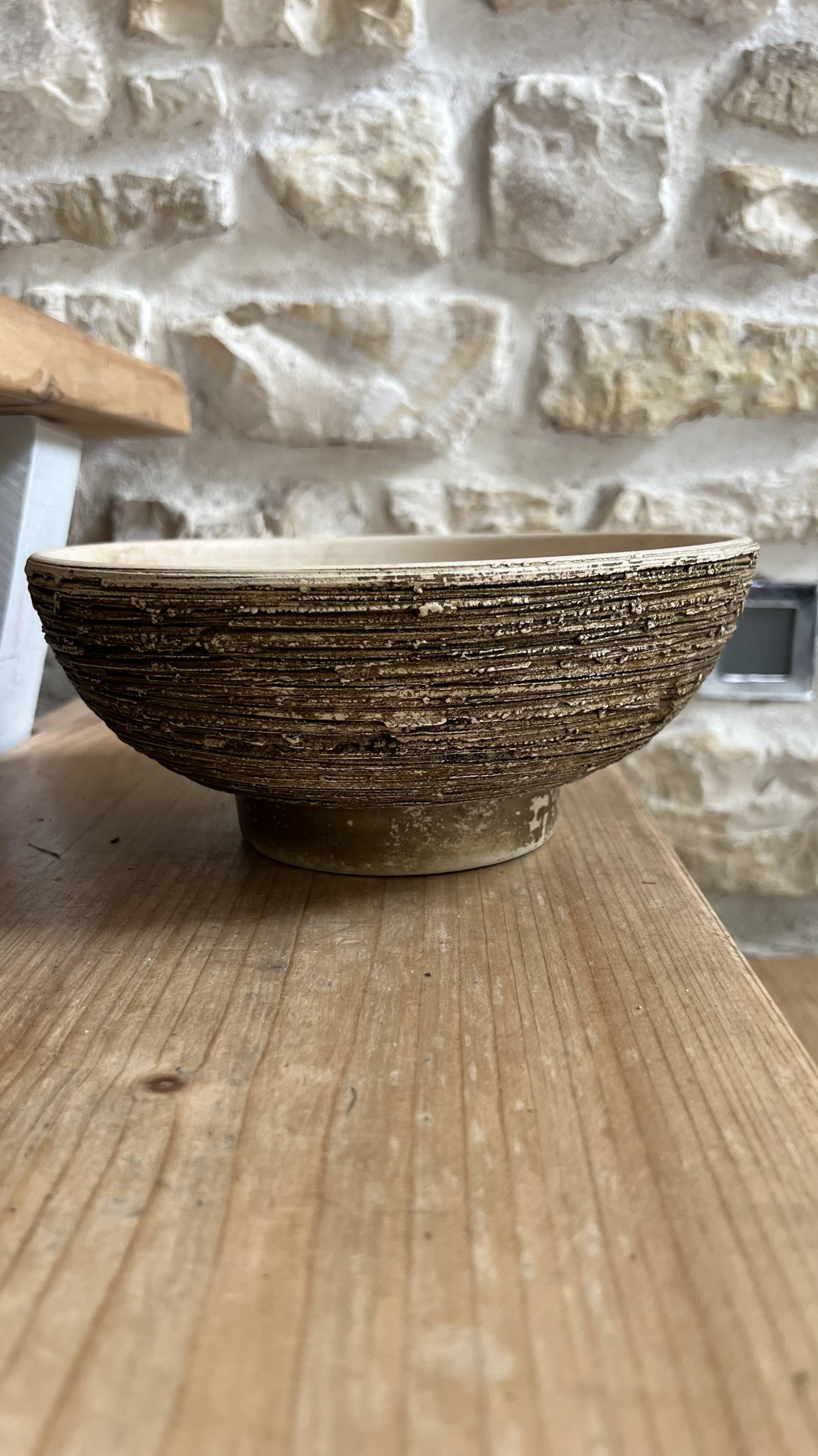 50s modernist ceramic planter