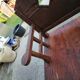 Seat throne oak