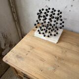 Blonde walnut desk and pine top 1900