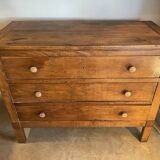 Oak chest of drawers