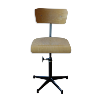Chaise scolaire de laboratoire 1970