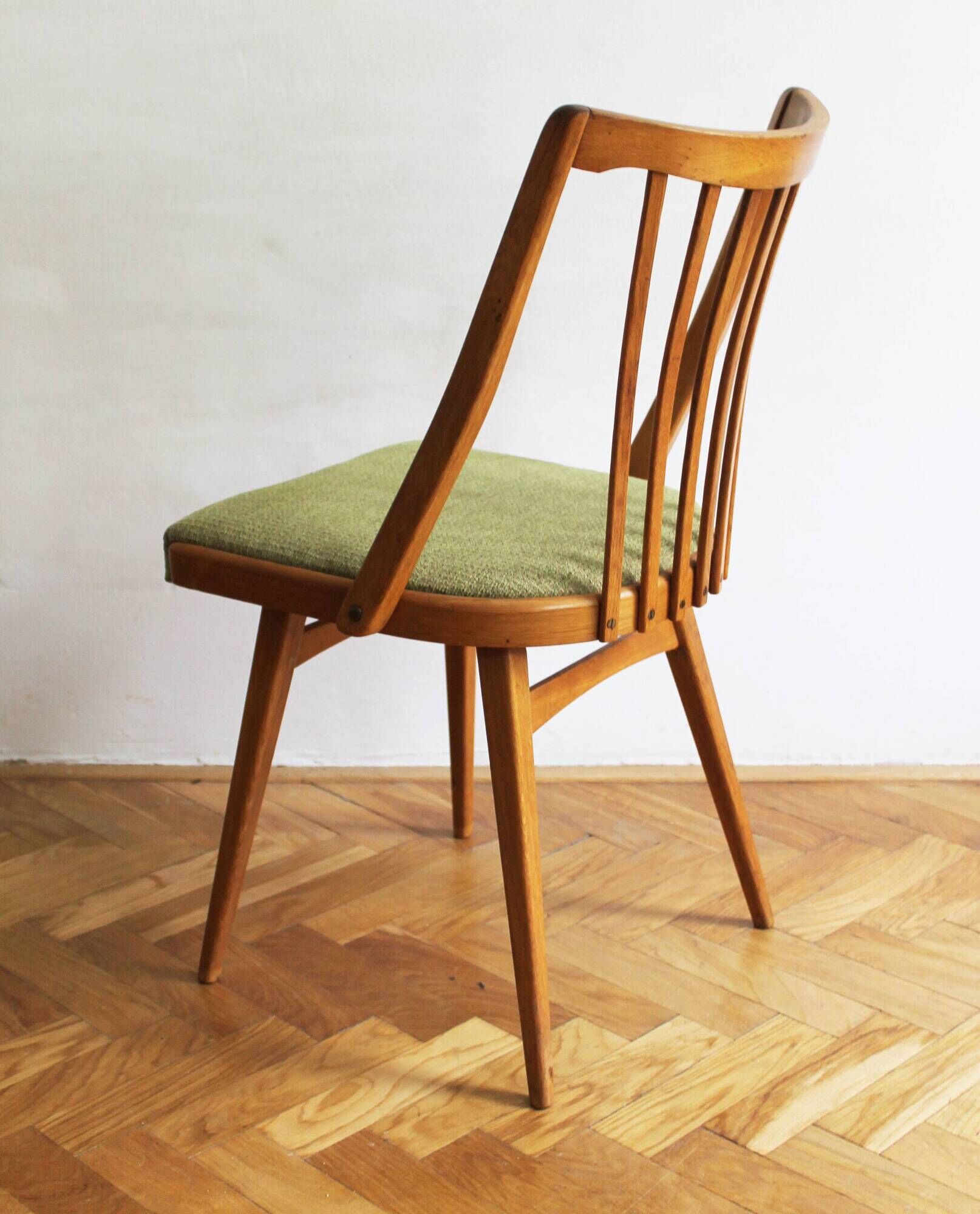 Set of Four 1960's Chairs by Antonin Suman for TON