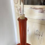 Retro orange opaline ball pendant light lamp
