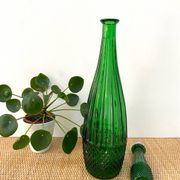 Green Empoli carafe from the 1960s - Rare model