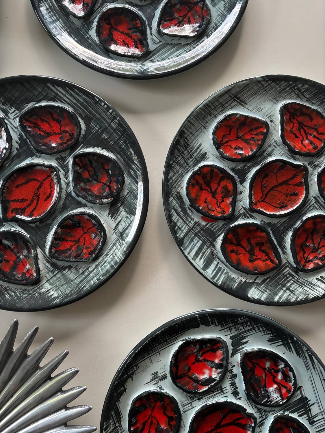 Oyster plates MBFA Pornic