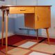 Bureau baumann pieds compas