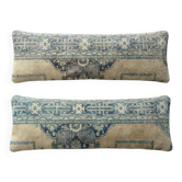 Set of 2 vintage Turkish cushion covers 41x119 cm