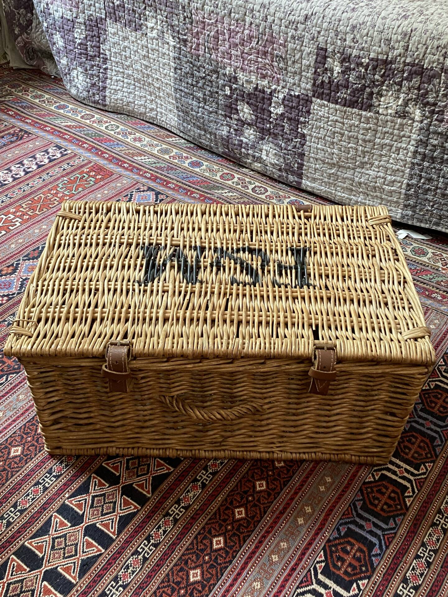 Wicker basket Fortnum & Mason