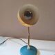 Lampe de bureau vintage Aluminor bleue