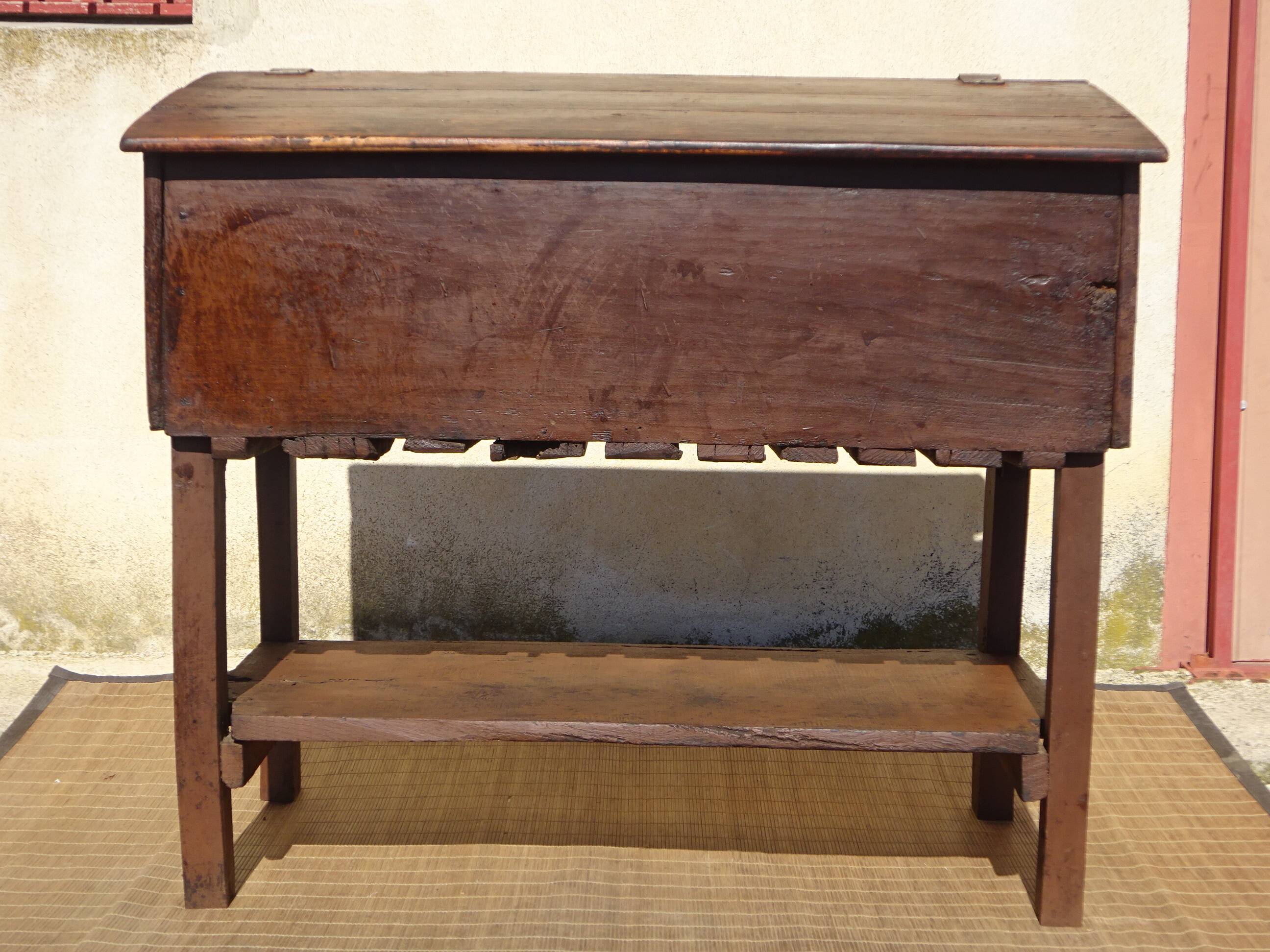 Antique oak furniture, dish drainer