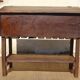 Antique oak furniture, dish drainer
