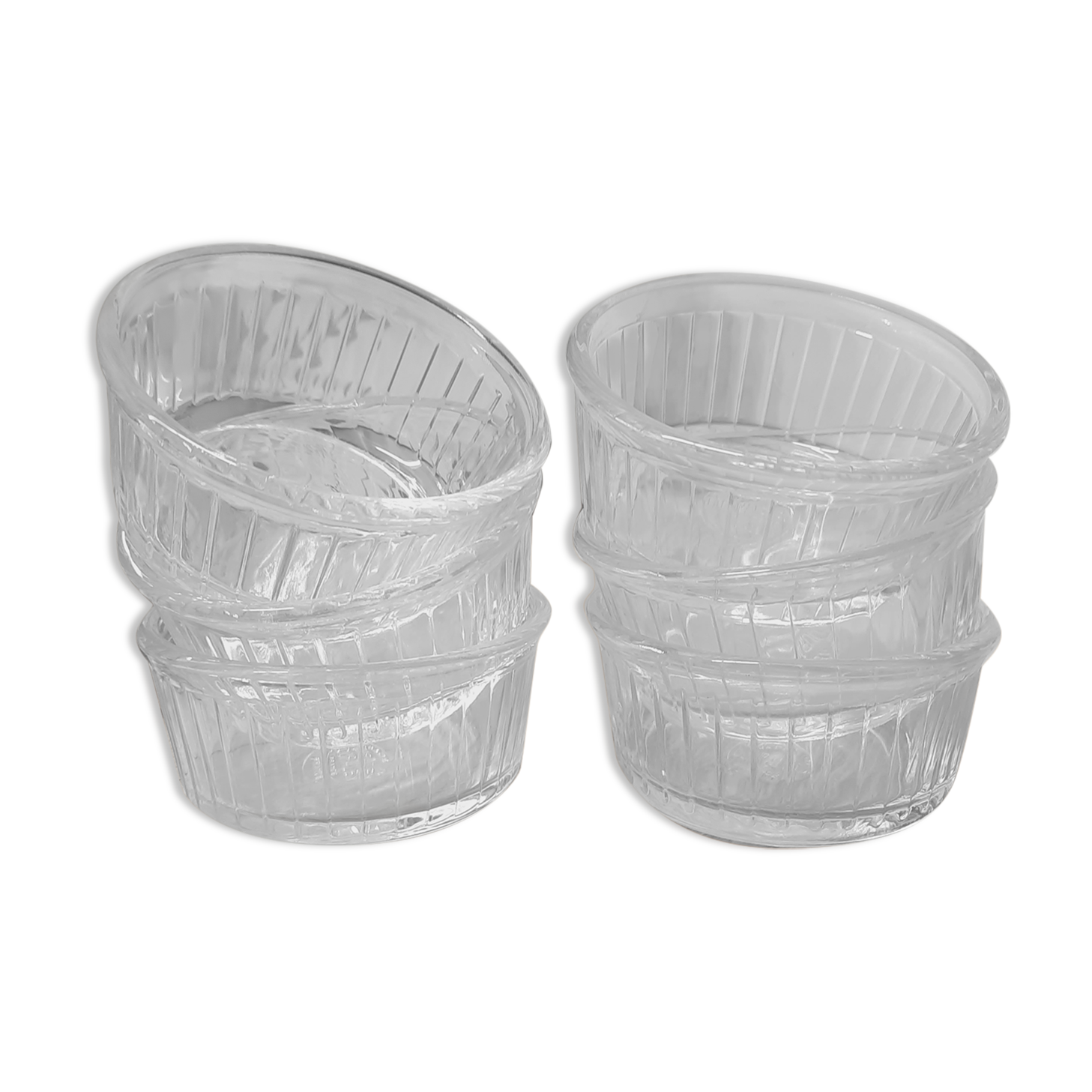 Lot 6 Duralex ramekins