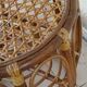 Table basse rotin et cannage, années 70