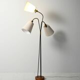 Lampadaire scandinave à trois lumières