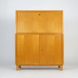 Vintage secretary desk cabinet Rüster 60s 70s midcentury