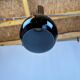 pair of black glass pendants - Denmark 80s/90s