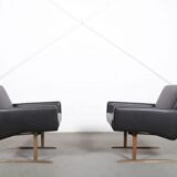 Lot de 4 fauteuils Wilkhahn Flexor et une table basse par Georg Leowald