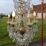 19th century crystal chandelier