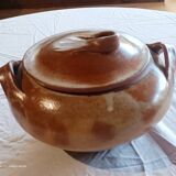 Soupière, légumier, plat de service en grès de saint Amand de Puisaye.