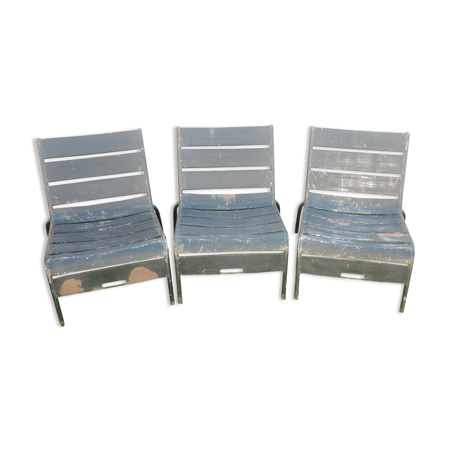 Series of 3 sunbathing