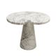 Original Angelo Mangiarotti Italian "Eros" Carrara Marble Side Tables