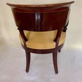 Restoration Armchair with Mahogany Crosses
