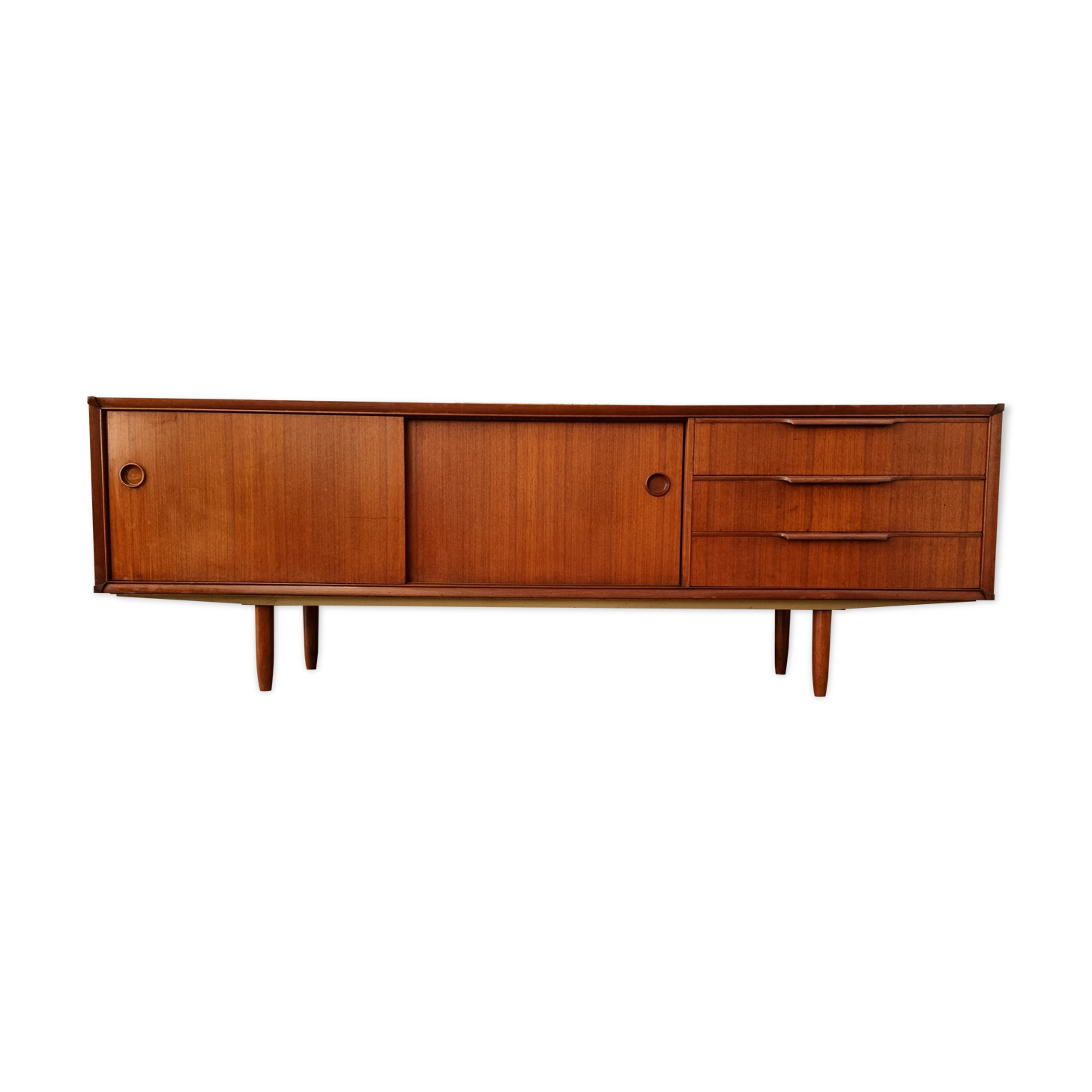 Vintage teak row 60 year