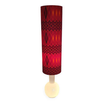 Lampadaire lampe de sol pied opaline 2 feux Doria Leuchten