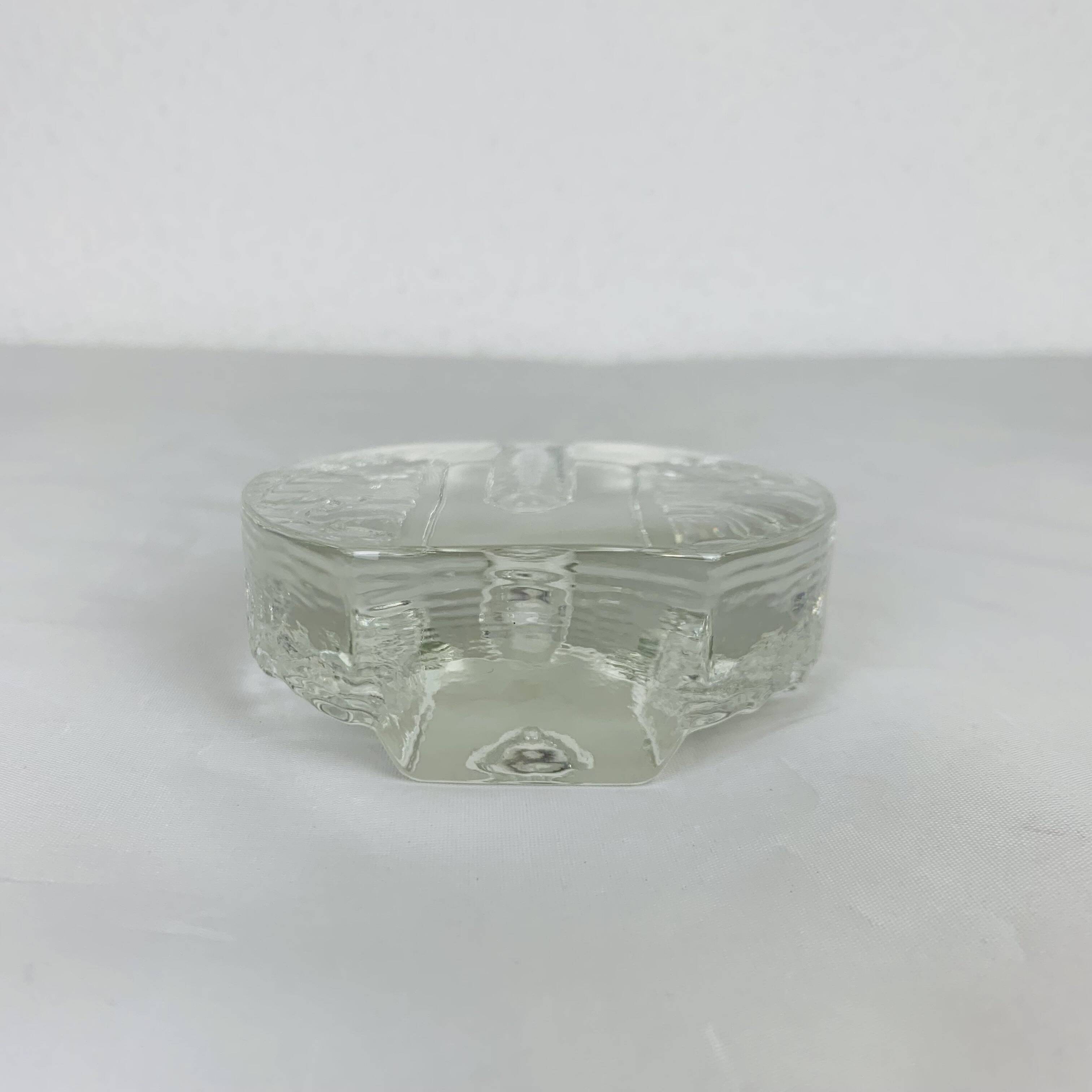 Walther Glass soliflore vase from the 70s, glass