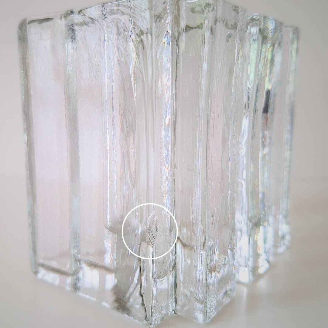 Solifleur Hand-Cast Glass Vase - Modernist Design - 1970s, Germany