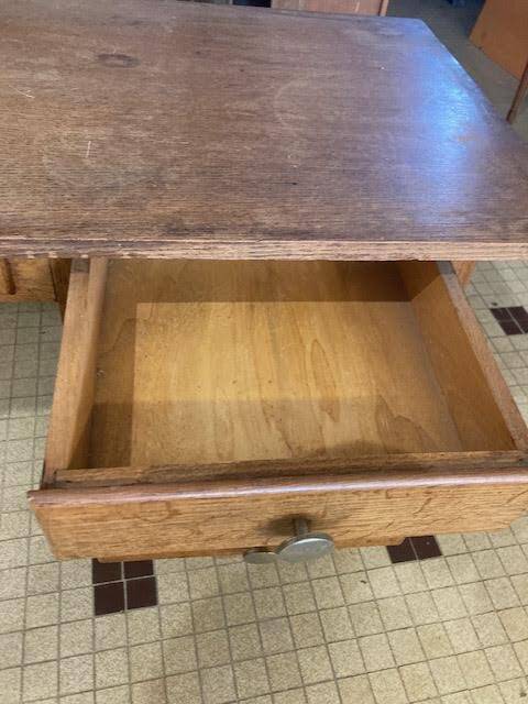 Old wooden desk