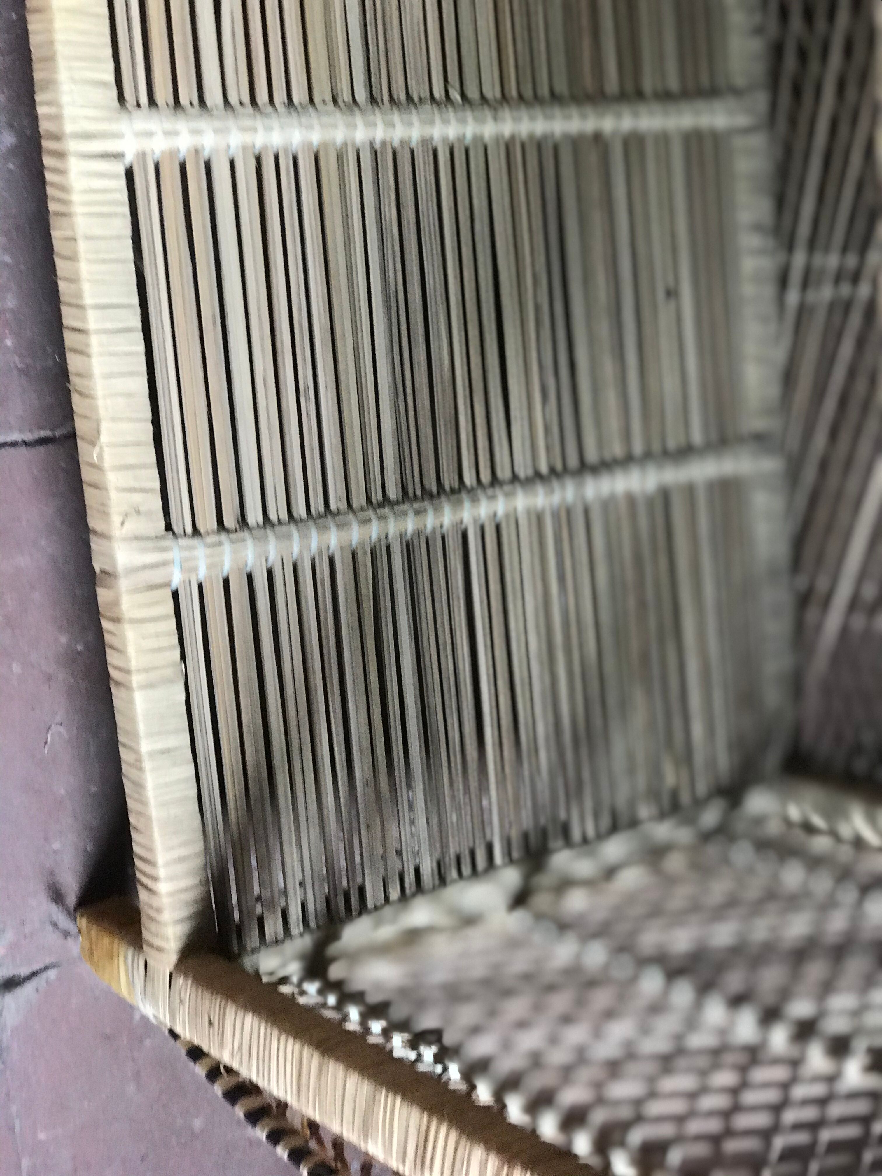 Vintage rattan cabinet