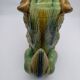 Ceramic Fô dog. Sancai color.