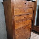 Six-drawer chest of drawers or chiffonnier, Empire / Restoration period