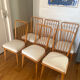 Set of 6 Charles Ramos dining chairs