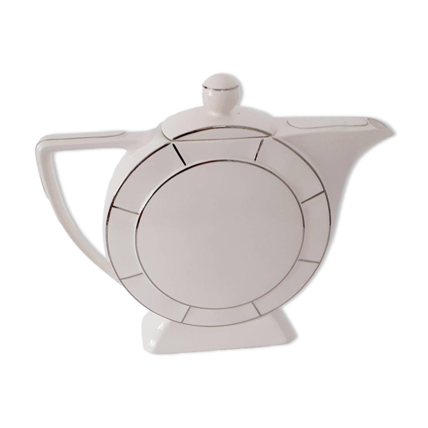 Digoin art deco porcelain coffee pot