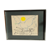 Picasso Dove lithograph 1970